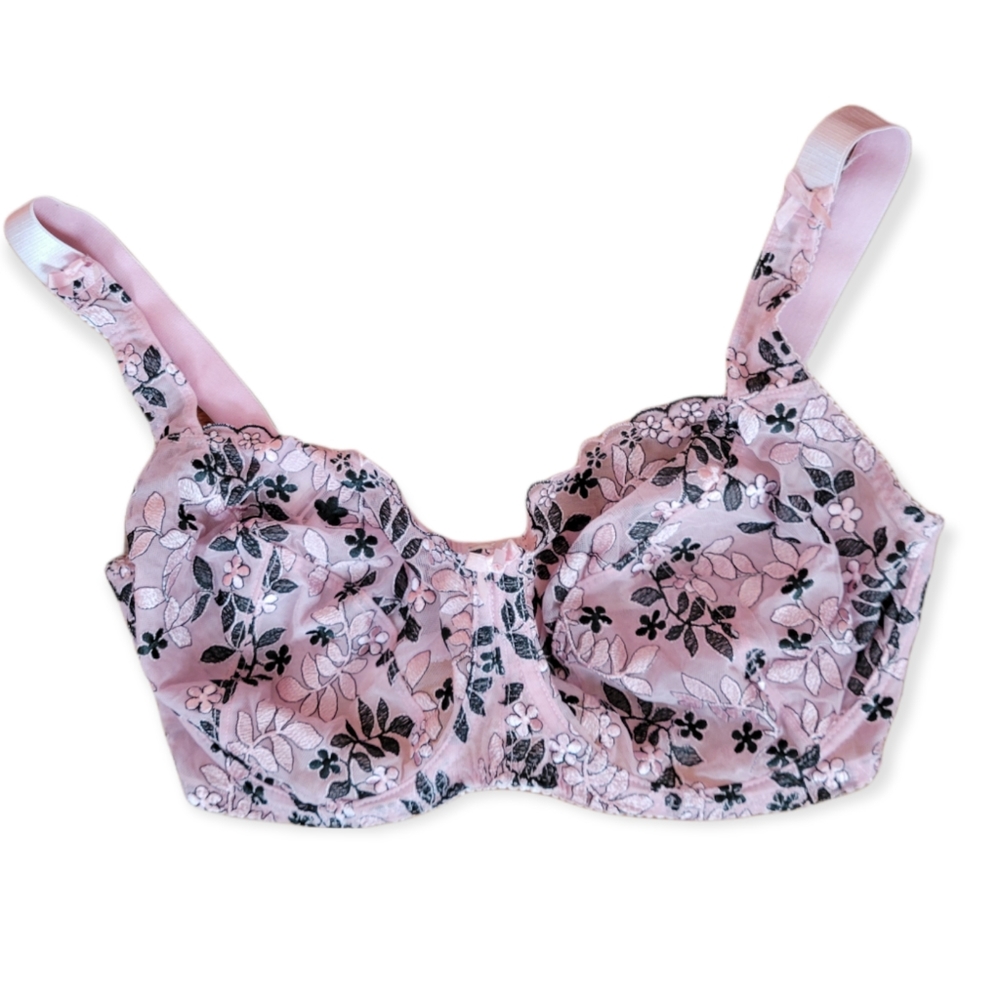 Pink lace bra size 80G/36G